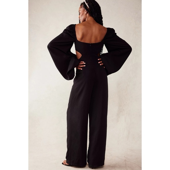 Free People x BOSKEMPER Loren Long-Sleeve Jumpsuit Medium - Picture 3 of 6